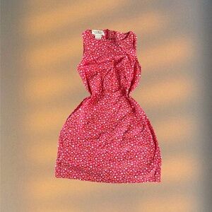 Faded Glory Pink Floral Sleeveless Dress